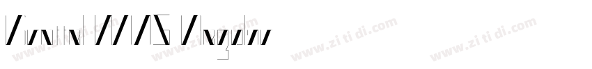 Grottel W05 Regular字体转换